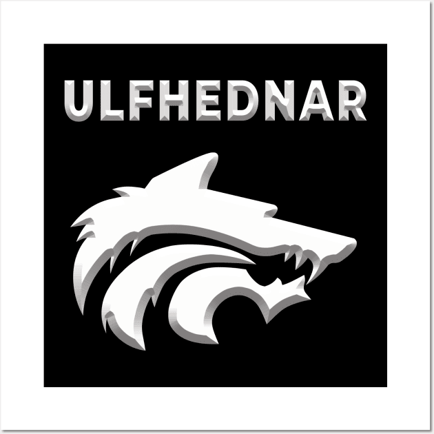 Ulfhednar (Winter Metal) Logo Wall Art by Ruiz Combat Grappling